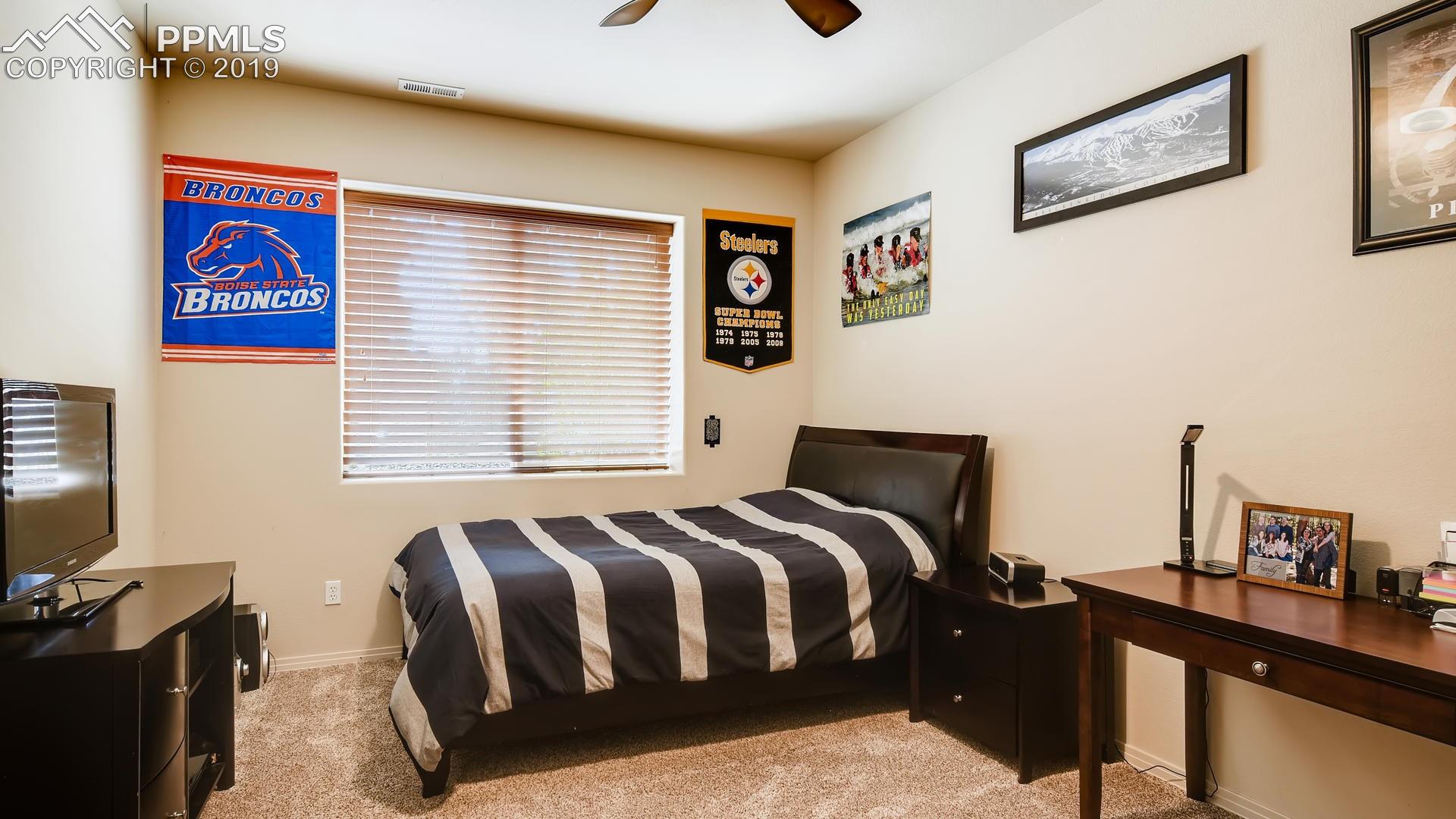 4061 High Forest Road Colorado Springs, CO 80908 - Photo 30 of 40 3rd of 3 lower level bedrooms with walk-in closet.