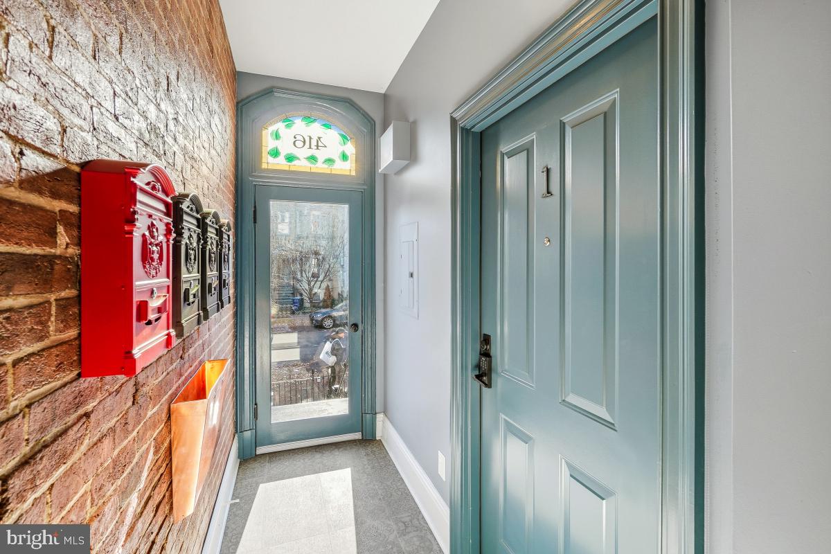 416 A Street Southeast, Unit 1 Washington, DC 20003 - Photo 3 of 30 a view of a entryway door