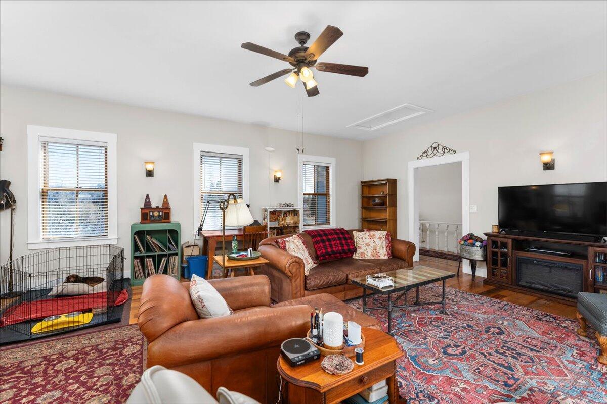 24894 Long Street Fall River Mills, CA 96028 - Photo 8 of 43 a living room with furniture and a flat screen tv