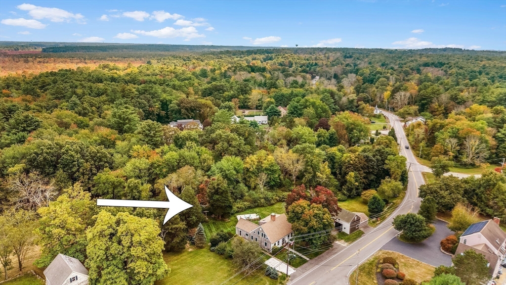 180 Elm Street Hanover, MA 02339 - Photo 30 of 30 an aerial view of a residential houses with outdoor space and swimming pool