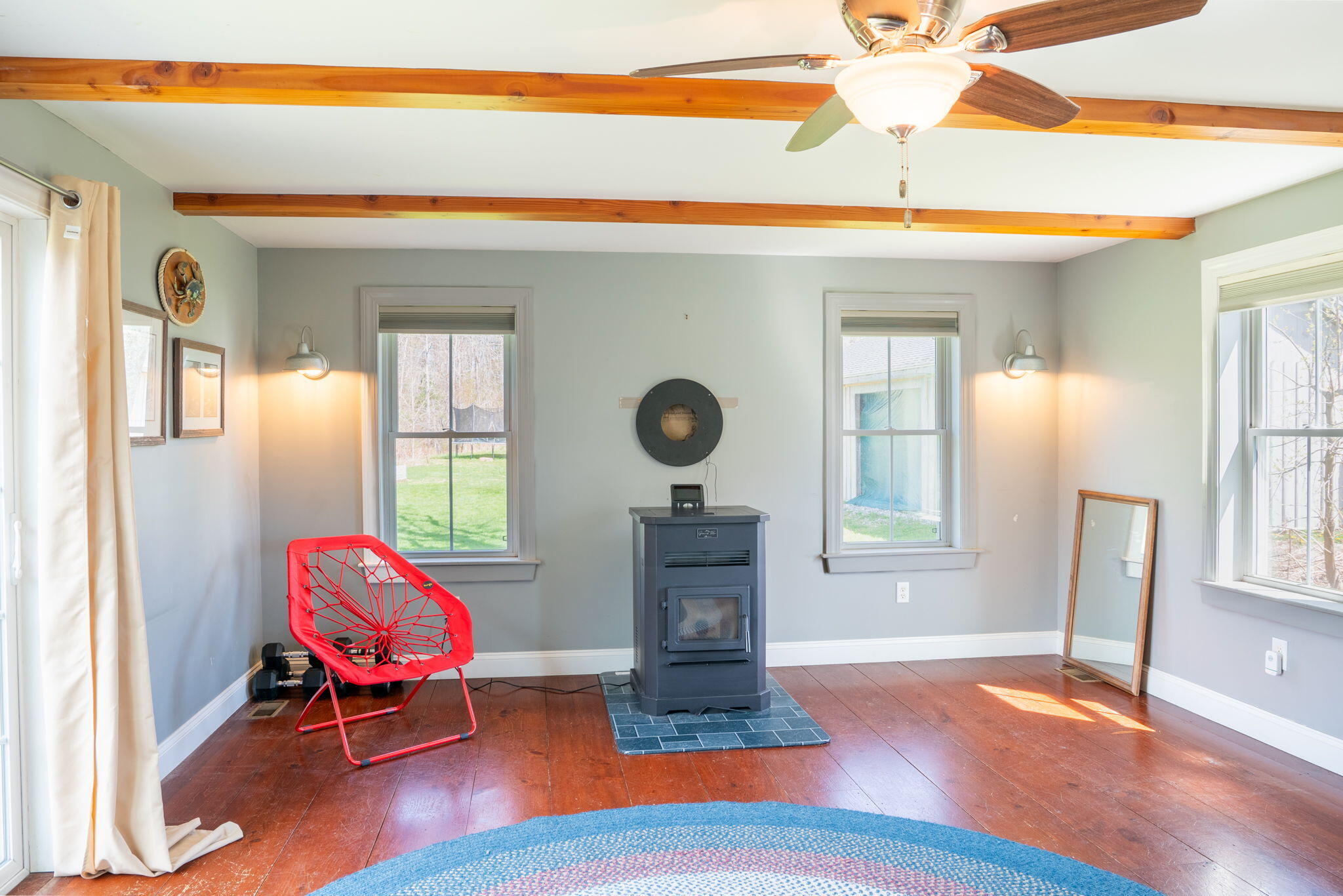161 Pittston Road Whitefield, ME 04353 - Photo 42 of 60 Pellet Stove in Family Room