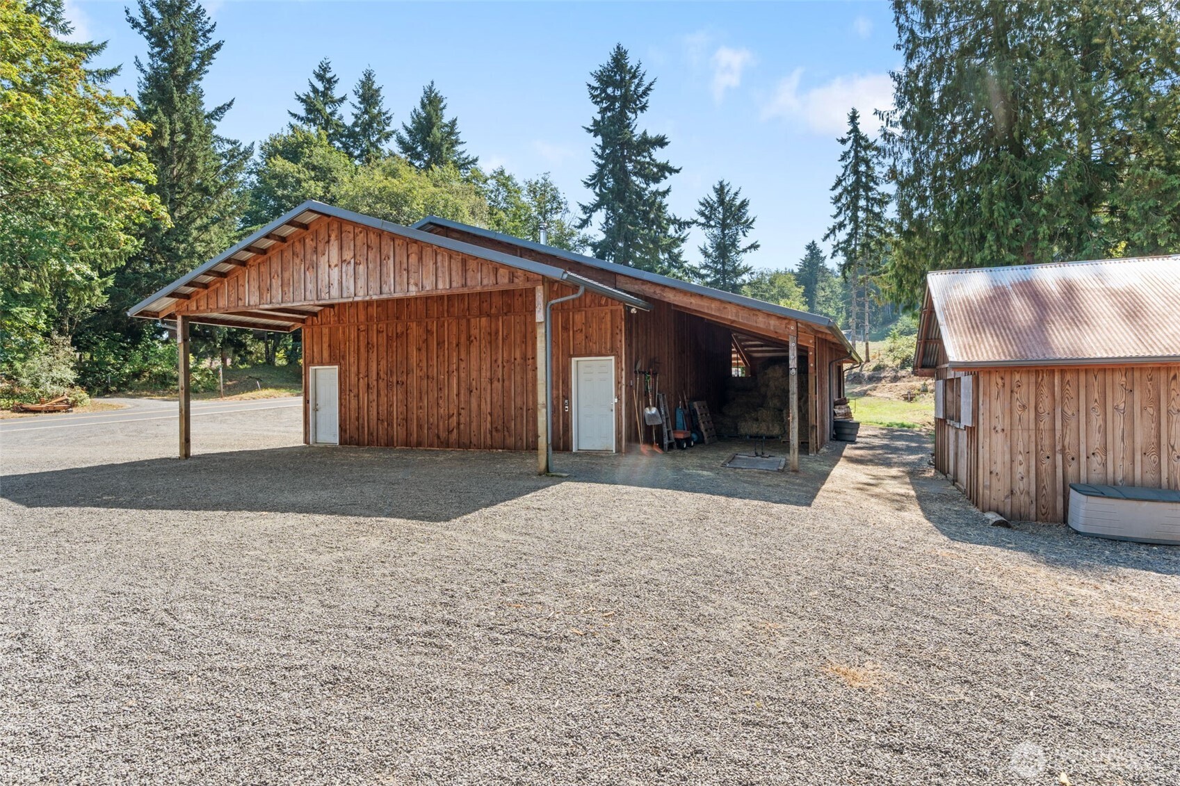 248 Crego Hill Road Chehalis, WA 98532 - Photo 21 of 39 a front view of a house with a yard and garage