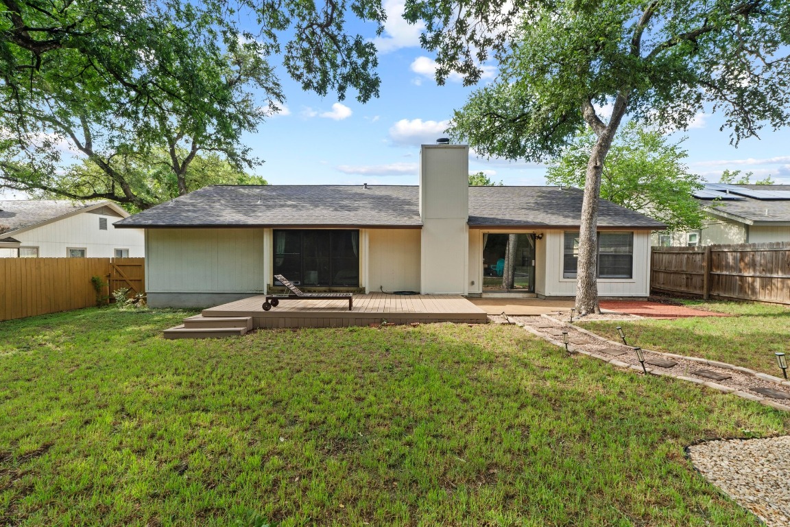 811 Timber Trail Cedar Park, TX 78613 - Photo 12 of 30 a view of a house with backyard and sitting area