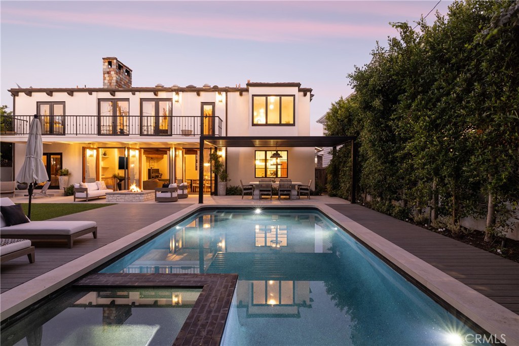 419 Signal Road Newport Beach, CA 92663 - Photo 31 of 32 a view of swimming pool with outdoor seating