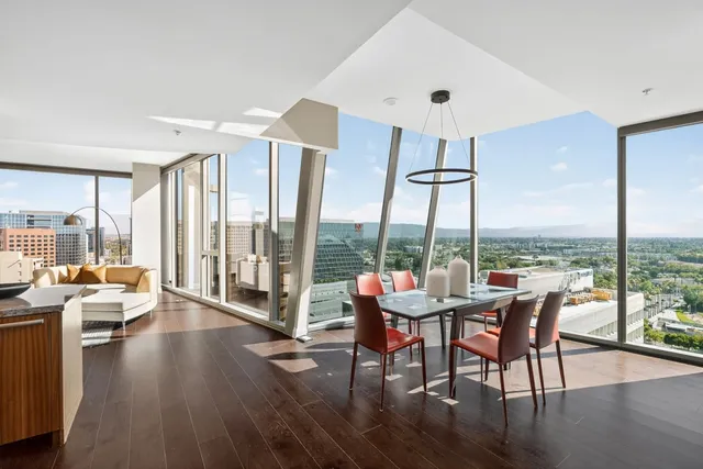 a outdoor space with furniture