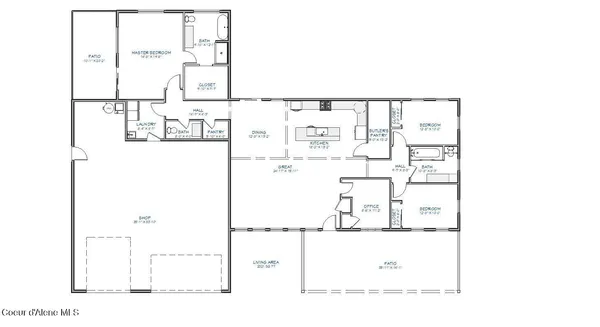 $699,000 | 107 Blazing Saddle Court, Smelterville, ID 83868