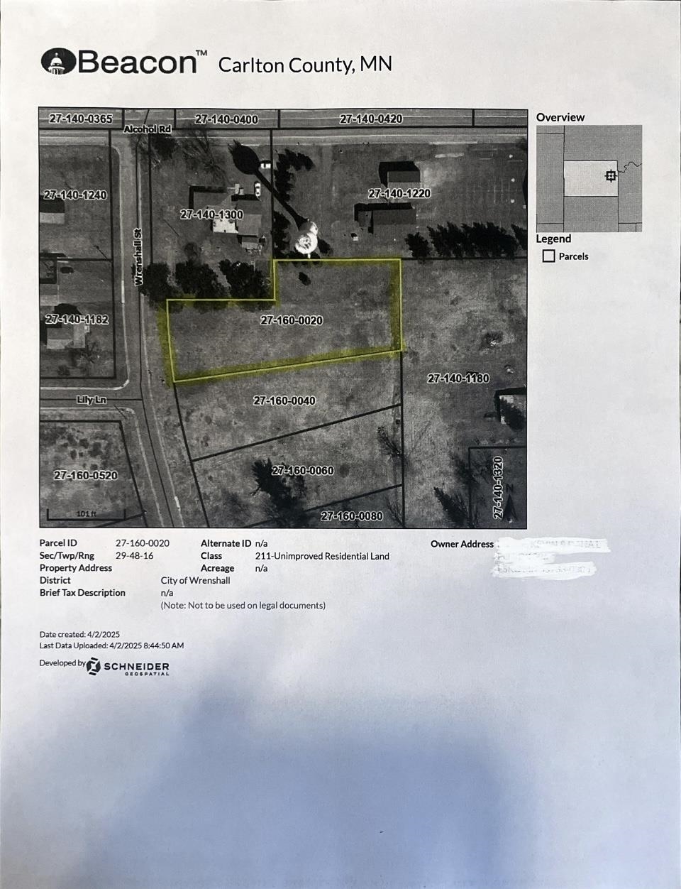 Xxxx Wrenshall Street Wrenshall, MN 55797 - Photo 4 of 5 Map location