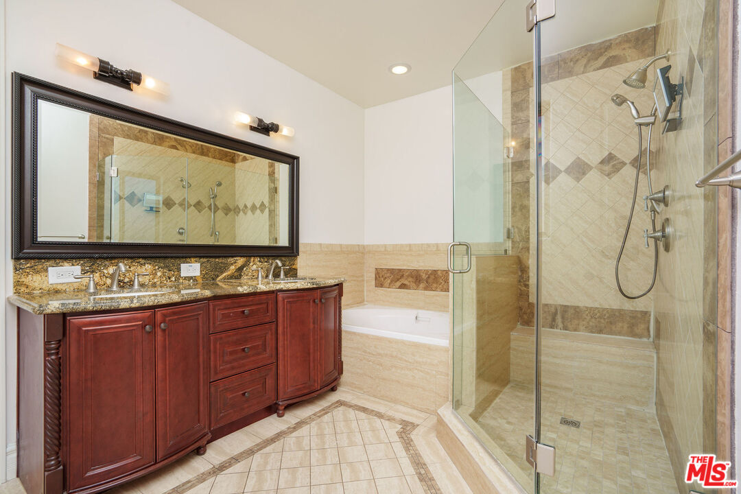2005 Robinson Street, Unit B Redondo Beach, CA 90278 - Photo 29 of 46 a bathroom with a shower and a sink