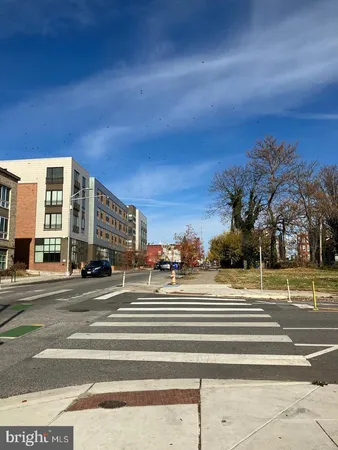 a view of a city from a building