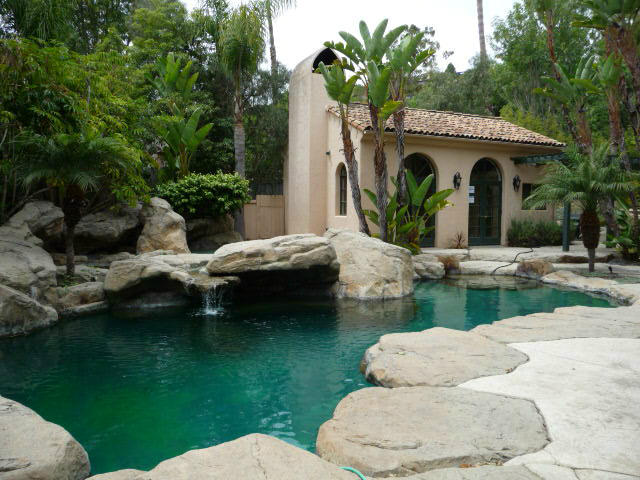 1845 Eucalyptus Hill Road Santa Barbara, CA 93108 - Photo 9 of 13 a view of swimming pool with a patio