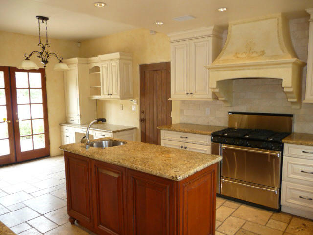 1845 Eucalyptus Hill Road Santa Barbara, CA 93108 - Photo 10 of 13 a kitchen with a stove and a sink