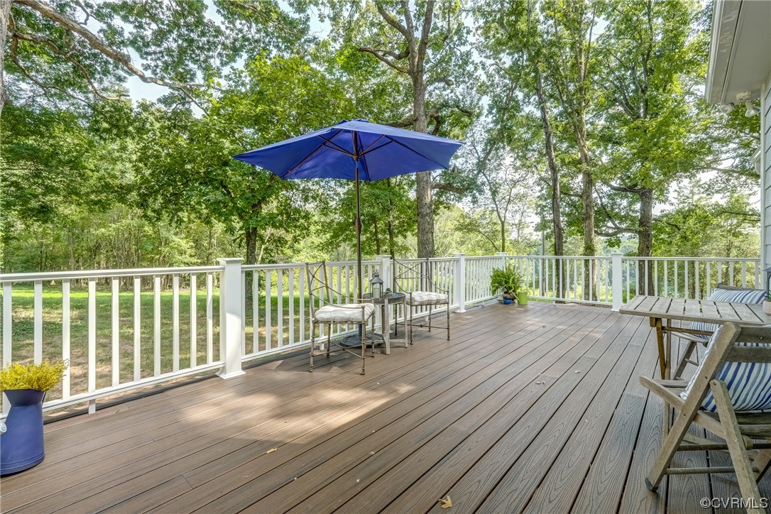 1289 Shallow Well Road Manakin-Sabot, VA 23103 - Photo 34 of 50 a view of a deck with furniture and a barbeque grill with wooden fence