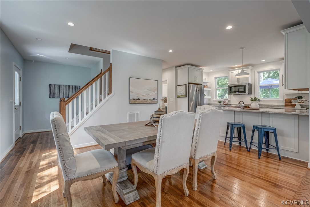 1289 Shallow Well Road Manakin-Sabot, VA 23103 - Photo 7 of 50 a dining room with furniture and wooden floor