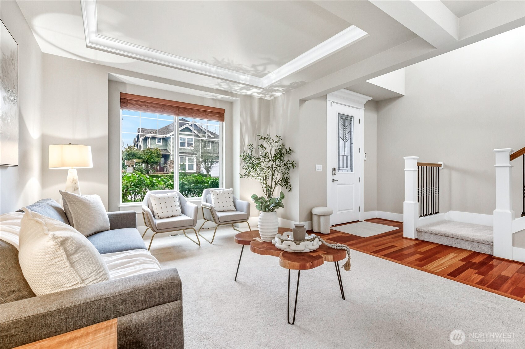 5205 Northeast 10th Street Renton, WA 98059 - Photo 4 of 28 a living room with furniture and a large window