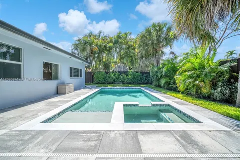 a view of a house with a patio