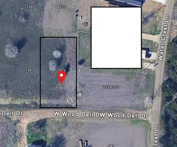 a view of a wooden door