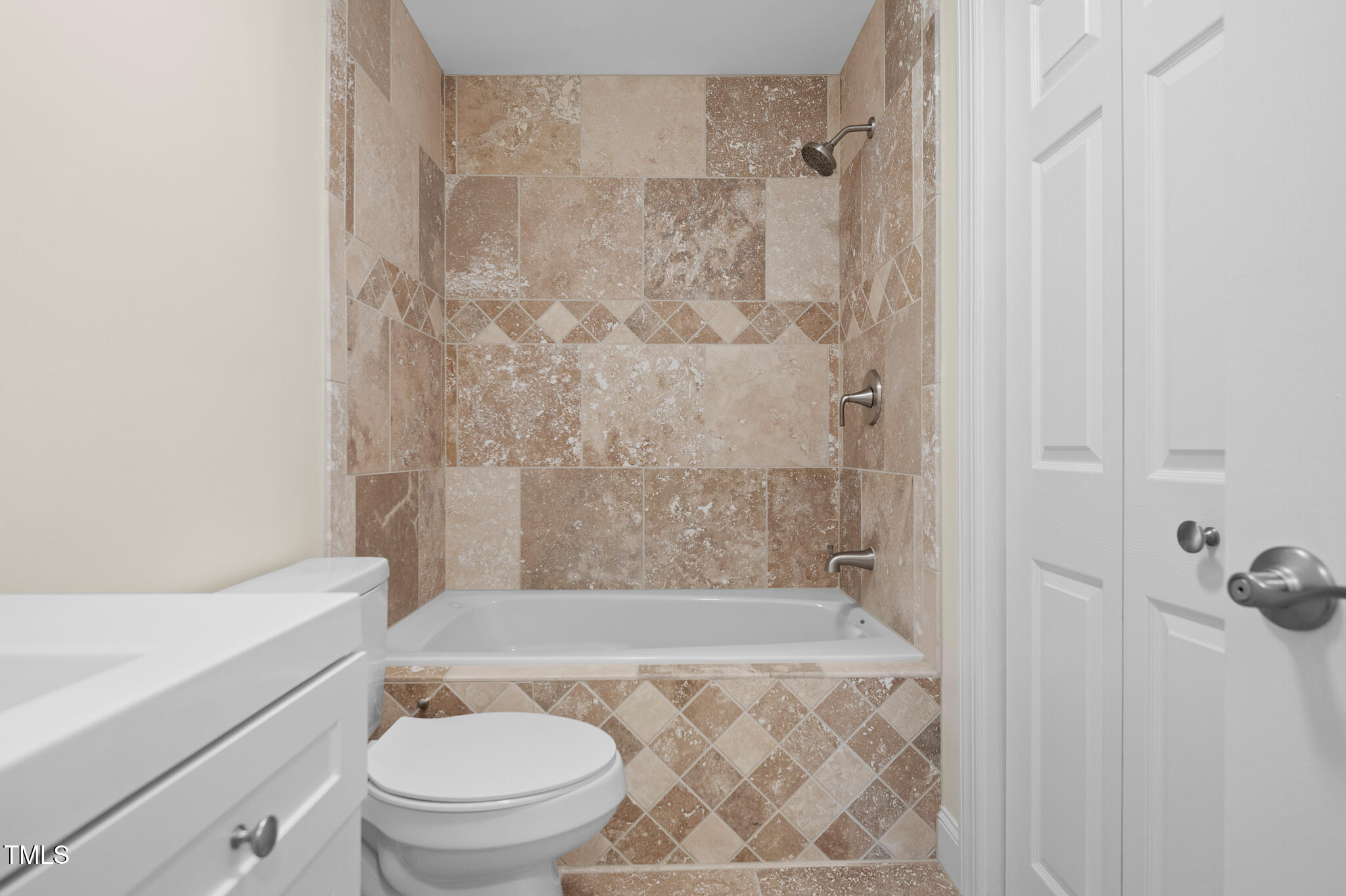 35 Fire Tower Drive Rougemont, NC 27572 - Photo 31 of 72 a bathroom with a granite countertop bathtub shower sink vanity and toilet
