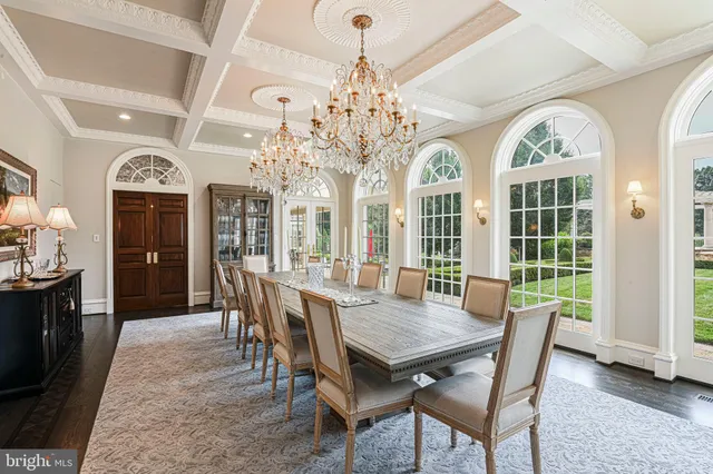 a view of a wooden door with a wooden floor