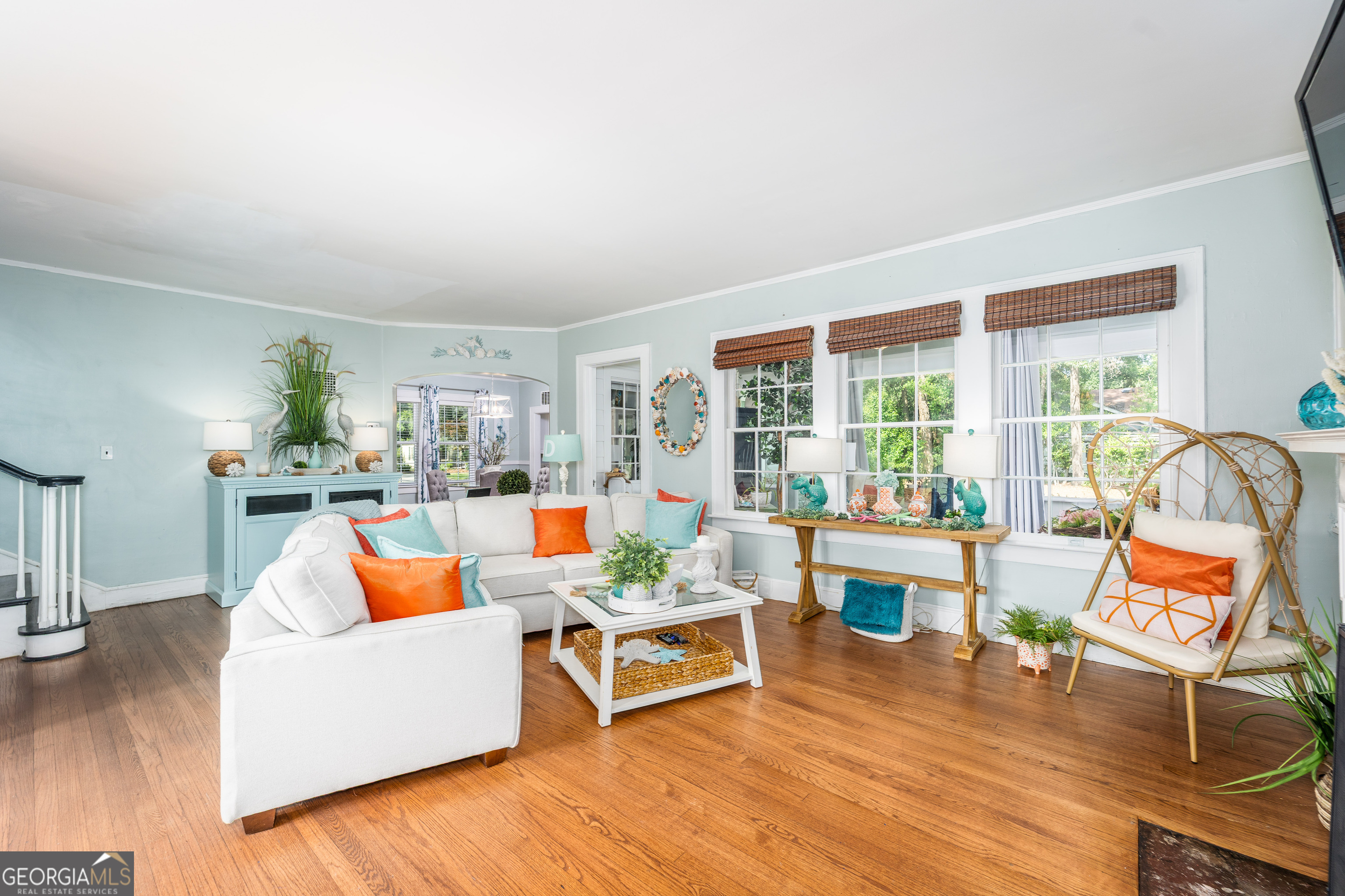 1101 Cherokee Drive Waycross, GA 31501 - Photo 11 of 24 a living room with furniture and a large window