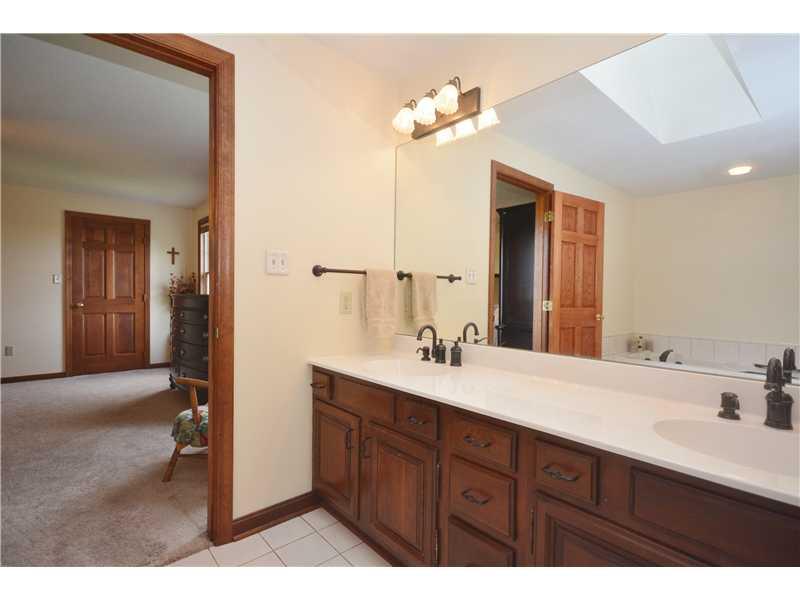 132 Froebe Road Venetia, PA 15367 - Photo 16 of 25 Master Bath/Spa. Large solid surface counter top and two sinks. Lots of space for two people.