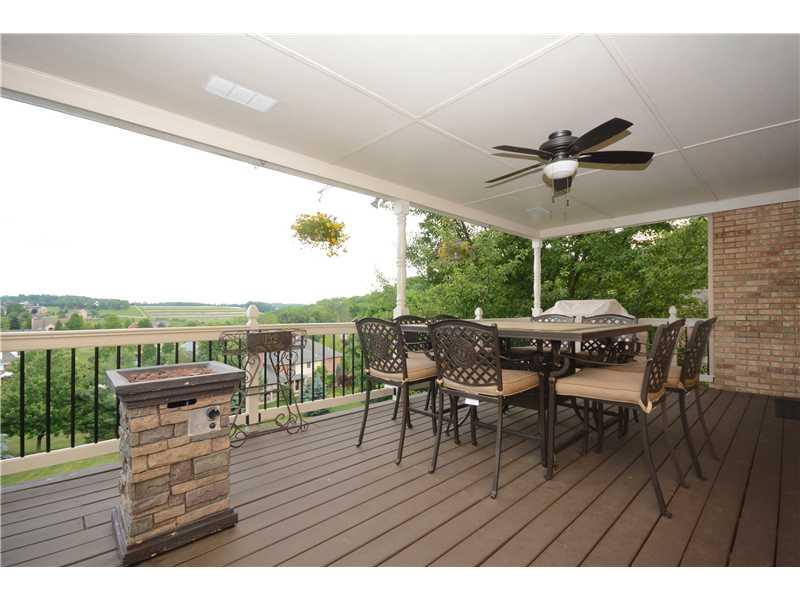 132 Froebe Road Venetia, PA 15367 - Photo 23 of 25 Patio/Deck. Over sized covered deck is great for large partys or just everyday living, Fantastic view of sunset.