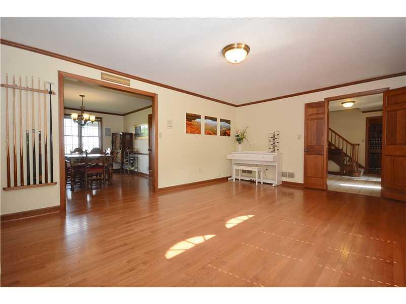 132 Froebe Road Venetia, PA 15367 - Photo 4 of 25 Living Room. When it comes to having a large family gathering or friends over you will appreciate the flow of dining room and family room accessibility.