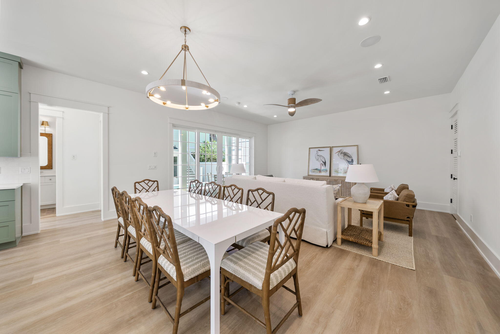 272 Beach Bike Way Inlet Beach Inlet Beach, FL 32461 - Photo 14 of 61 a view of a dining room with furniture window and wooden floor