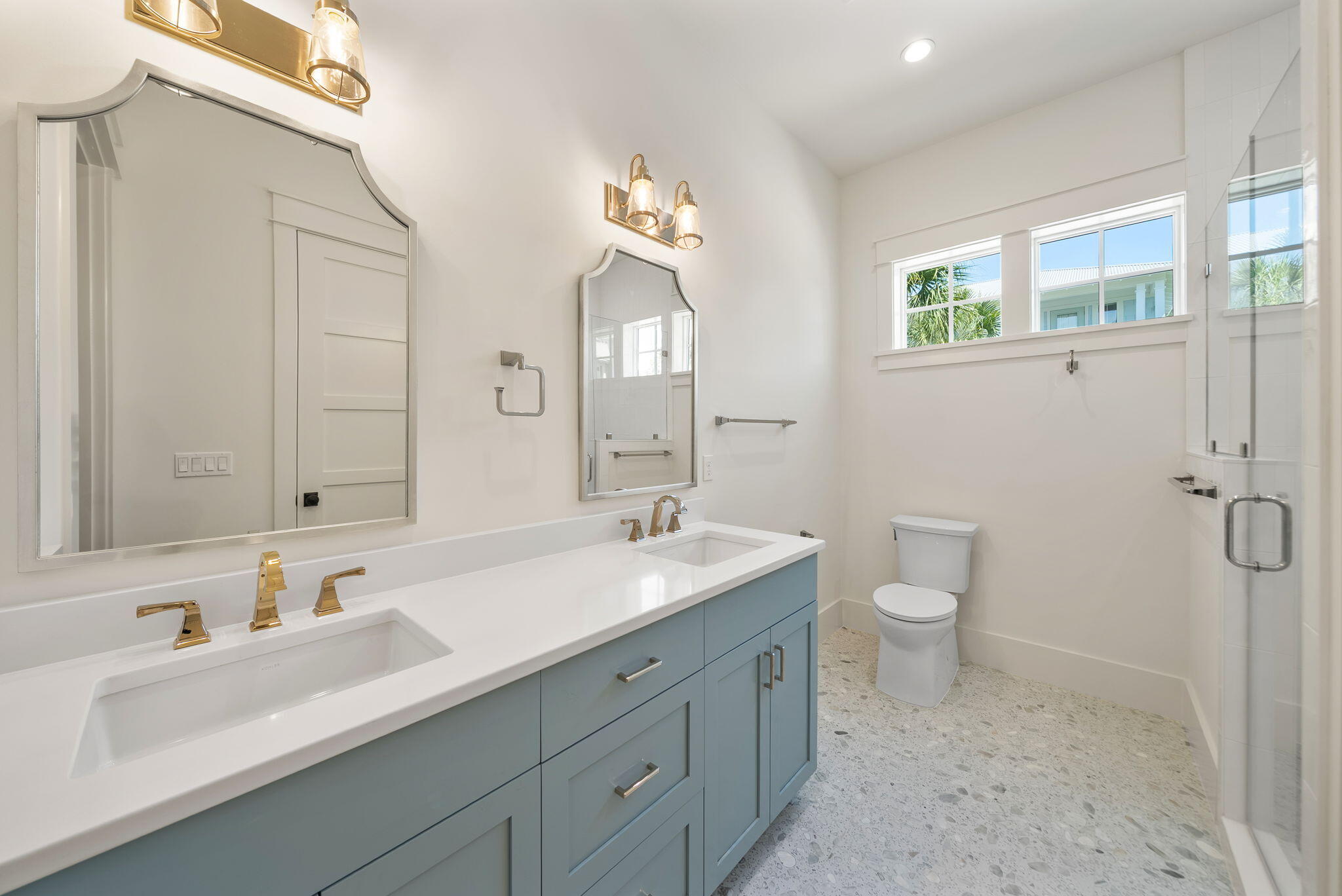 272 Beach Bike Way Inlet Beach Inlet Beach, FL 32461 - Photo 21 of 61 a bathroom with a sink double vanity and a toilet