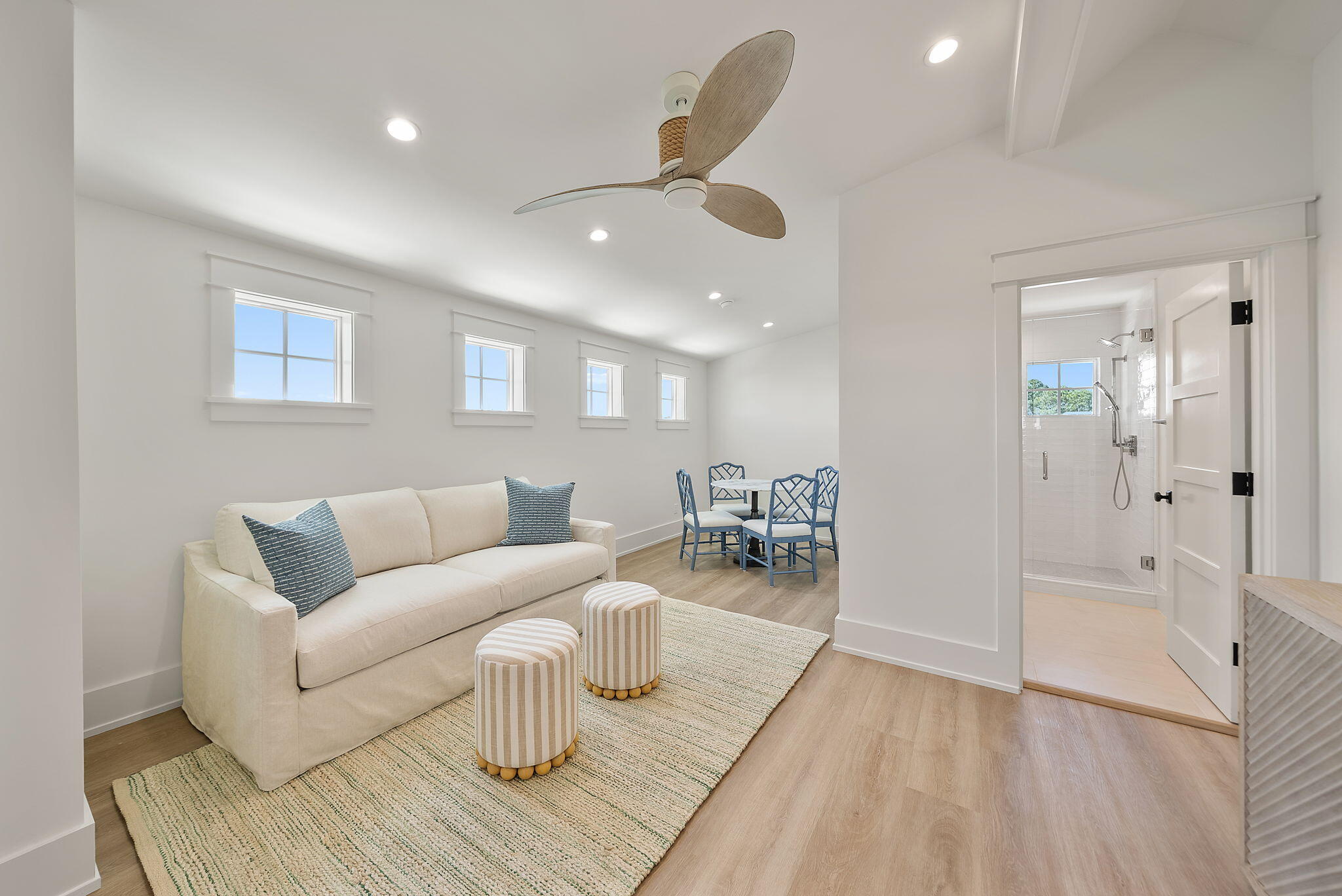 272 Beach Bike Way Inlet Beach Inlet Beach, FL 32461 - Photo 35 of 61 a living room with furniture and a wooden floor