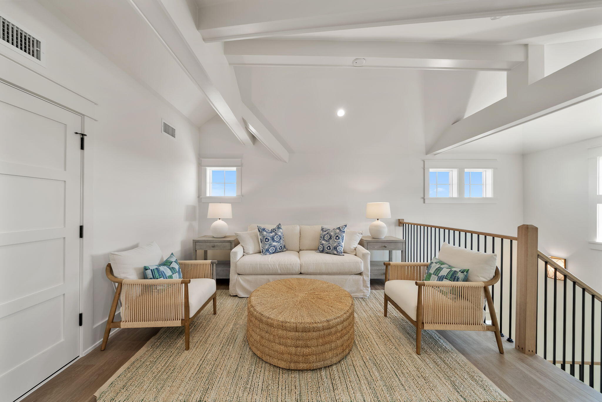 272 Beach Bike Way Inlet Beach Inlet Beach, FL 32461 - Photo 36 of 61 a living room with furniture and a wooden floor