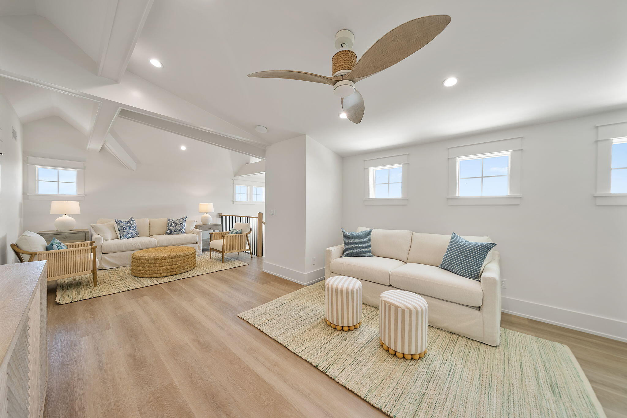 272 Beach Bike Way Inlet Beach Inlet Beach, FL 32461 - Photo 37 of 61 a living room with furniture and a wooden floor