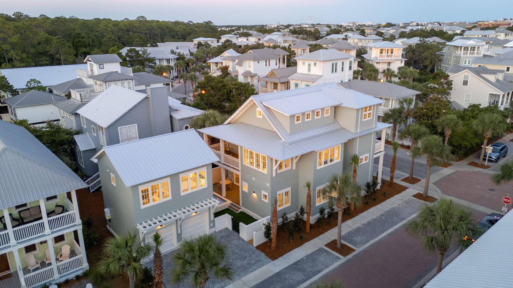 272 Beach Bike Way Inlet Beach Inlet Beach, FL 32461 - Photo 48 of 61 an aerial view of residential houses with outdoor space