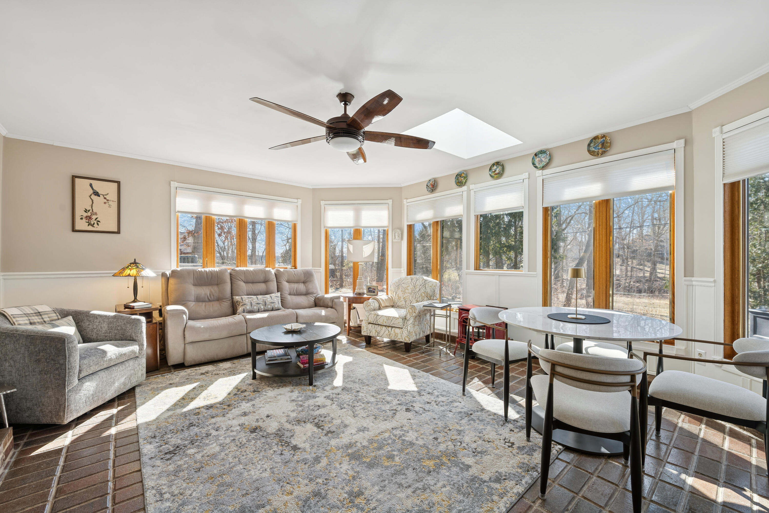 N2337 West Main Road Linn, WI 53147 - Photo 5 of 26 Three season room with loads of natural sunlight and seasonal lake views