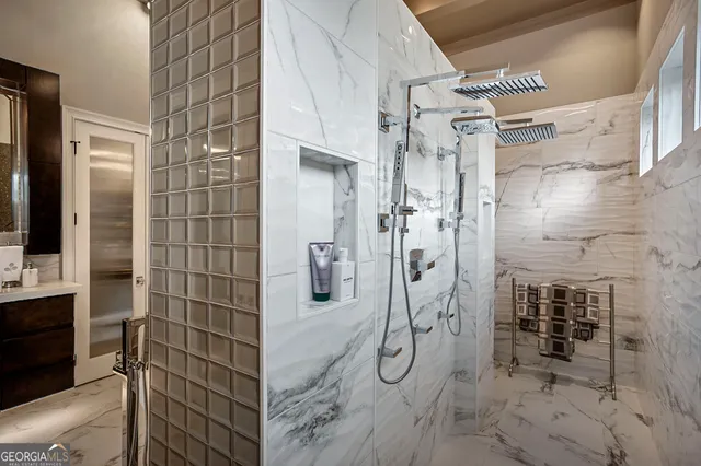 a living room filled with furniture