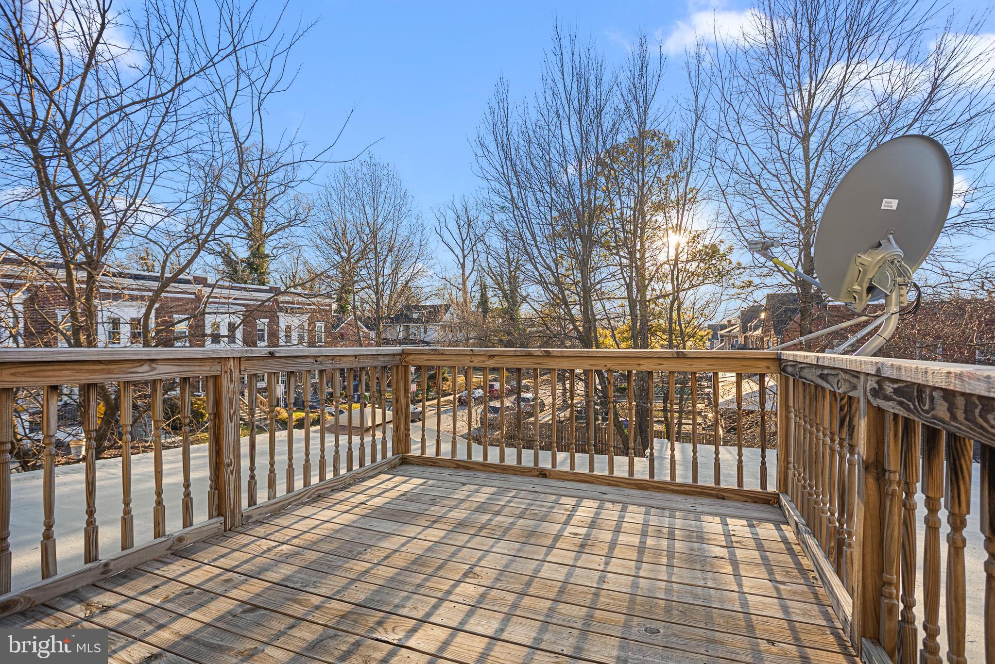3200 Chelsea Terrace Baltimore, MD 21216 - Photo 22 of 48 a view of a roof deck