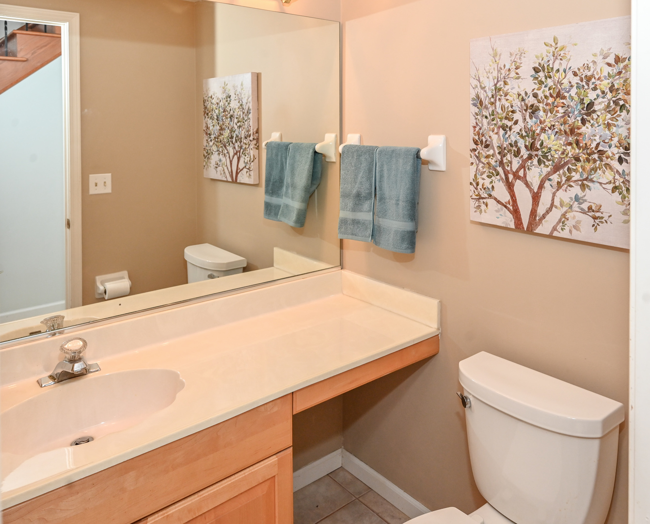 413 Rugby Place Schaumburg, IL 60169 - Photo 8 of 30 a bathroom with a sink and a toilet