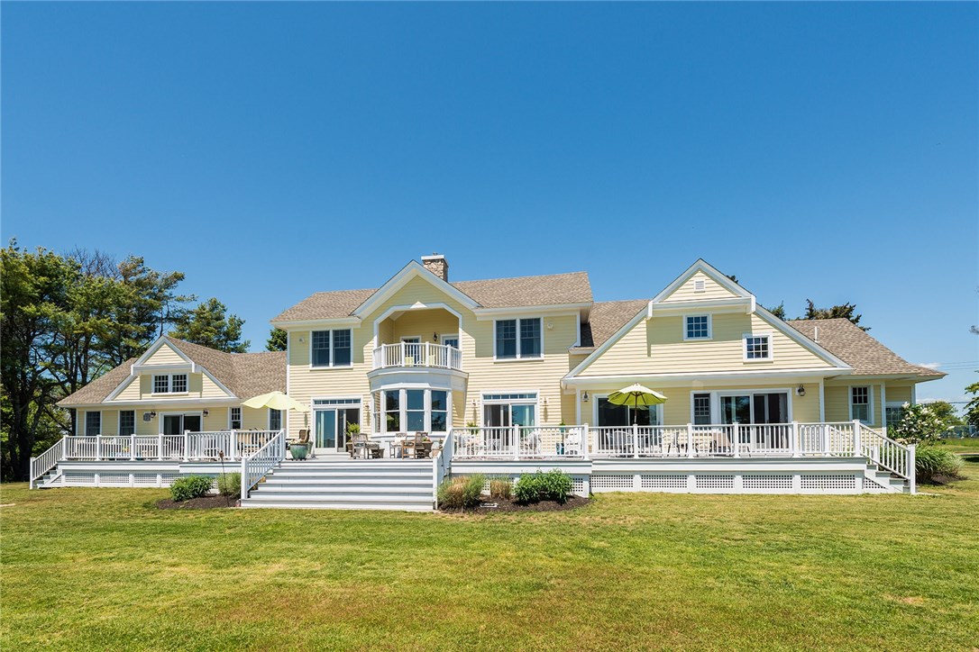 68 Grays Point Road Charlestown, RI 02813 - Photo 3 of 25 Exterior Front. Newly constructed 4,500 square feet of casually elegant living.