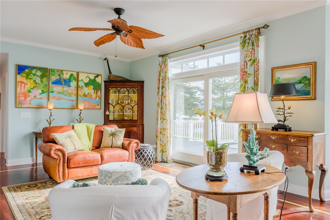 68 Grays Point Road Charlestown, RI 02813 - Photo 25 of 25 Den/Family/Great Room. Many different areas within the open floor plan to sit, have a conversation or simply watch the swans, egrets, owls and even the occasional bald eagle on the pond.