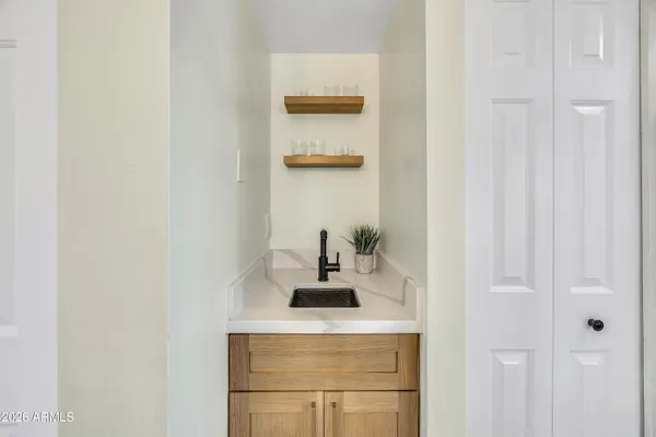 a bathroom with a sink
