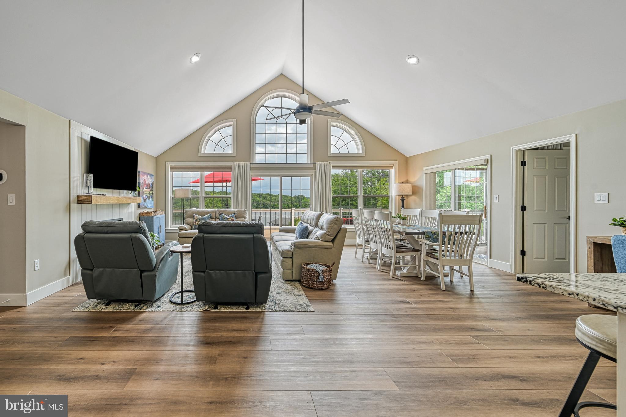 1069 Mitchell Point Road Mineral, VA 23117 - Photo 18 of 110 a living room with furniture a fireplace and a flat screen tv