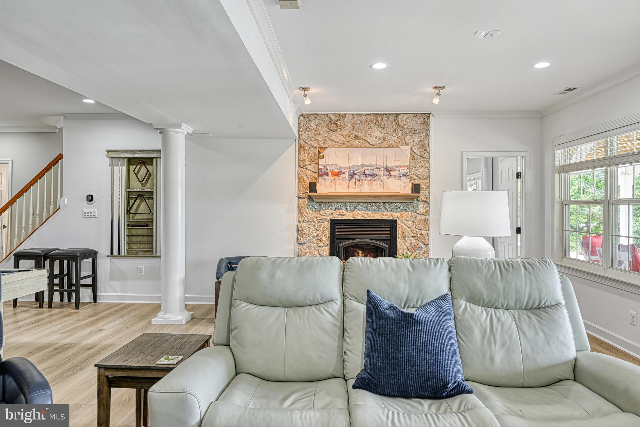 1069 Mitchell Point Road Mineral, VA 23117 - Photo 52 of 110 a living room with furniture and a fireplace