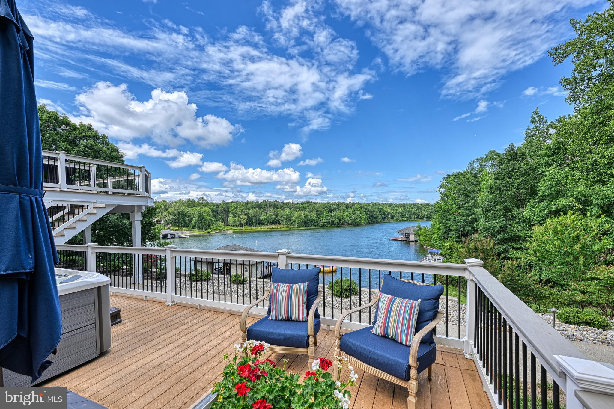 1069 Mitchell Point Road Mineral, VA 23117 - Photo 78 of 110 a view of a two chairs on the roof deck