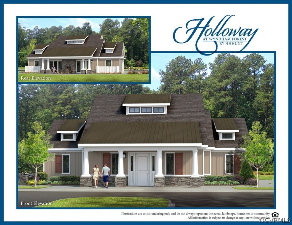 10875 Holman Ridge Road Glen Allen, VA 23059 - Photo 16 of 17 front view of house with a street