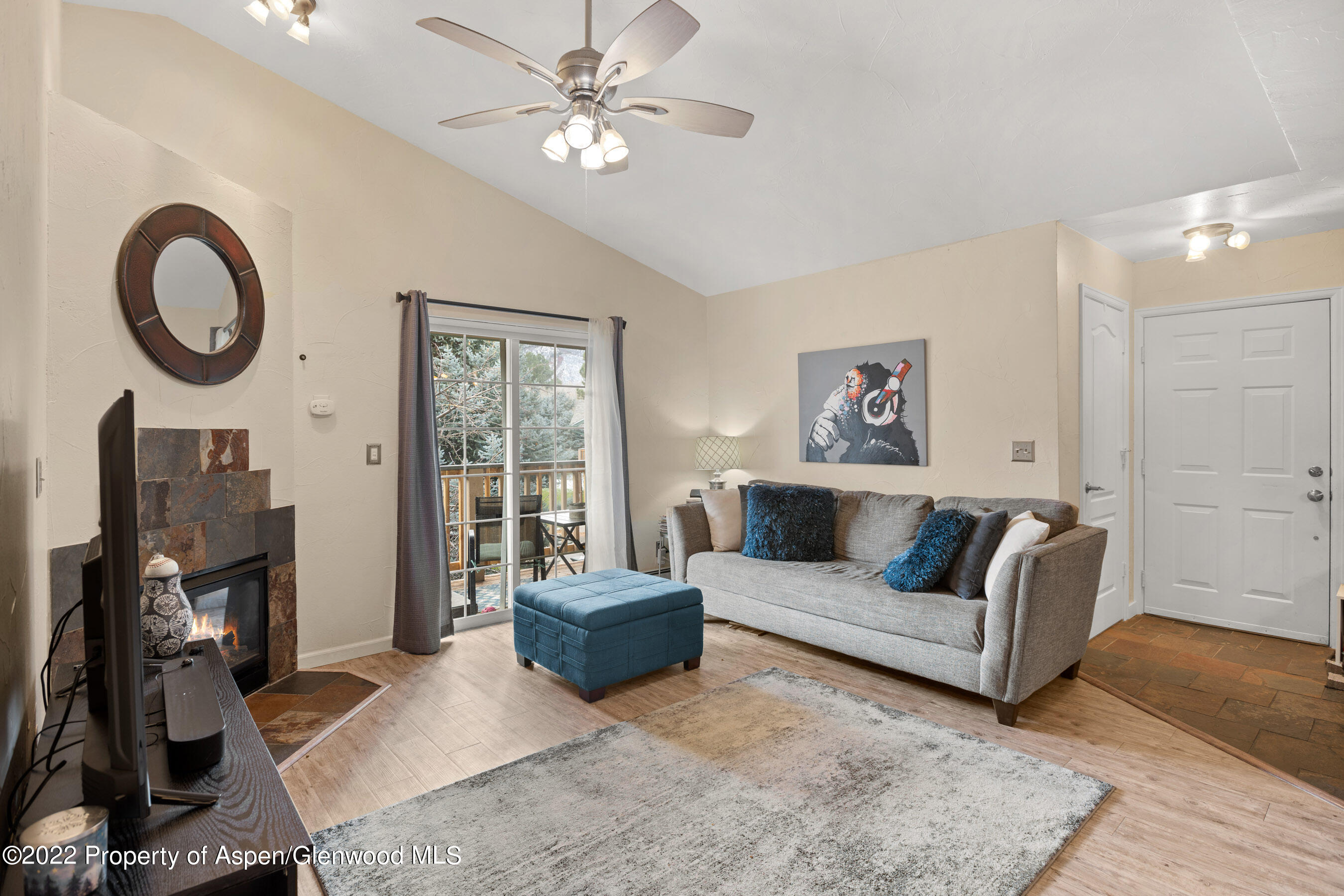 7204 Elk Run Drive Basalt, CO 81621 - Photo 2 of 20 a living room with furniture and a flat screen tv