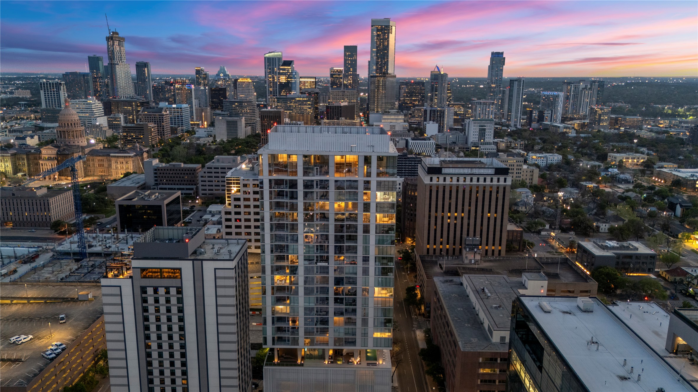 313 West 17th Street, Unit 2101 Austin, TX 78701 - Photo 30 of 36 LIMITED RESIDENCES. A limited collection of only 117 downtown residences. Seven (7) Residences per floor and five (5) two-story penthouse on Levels 27-28.