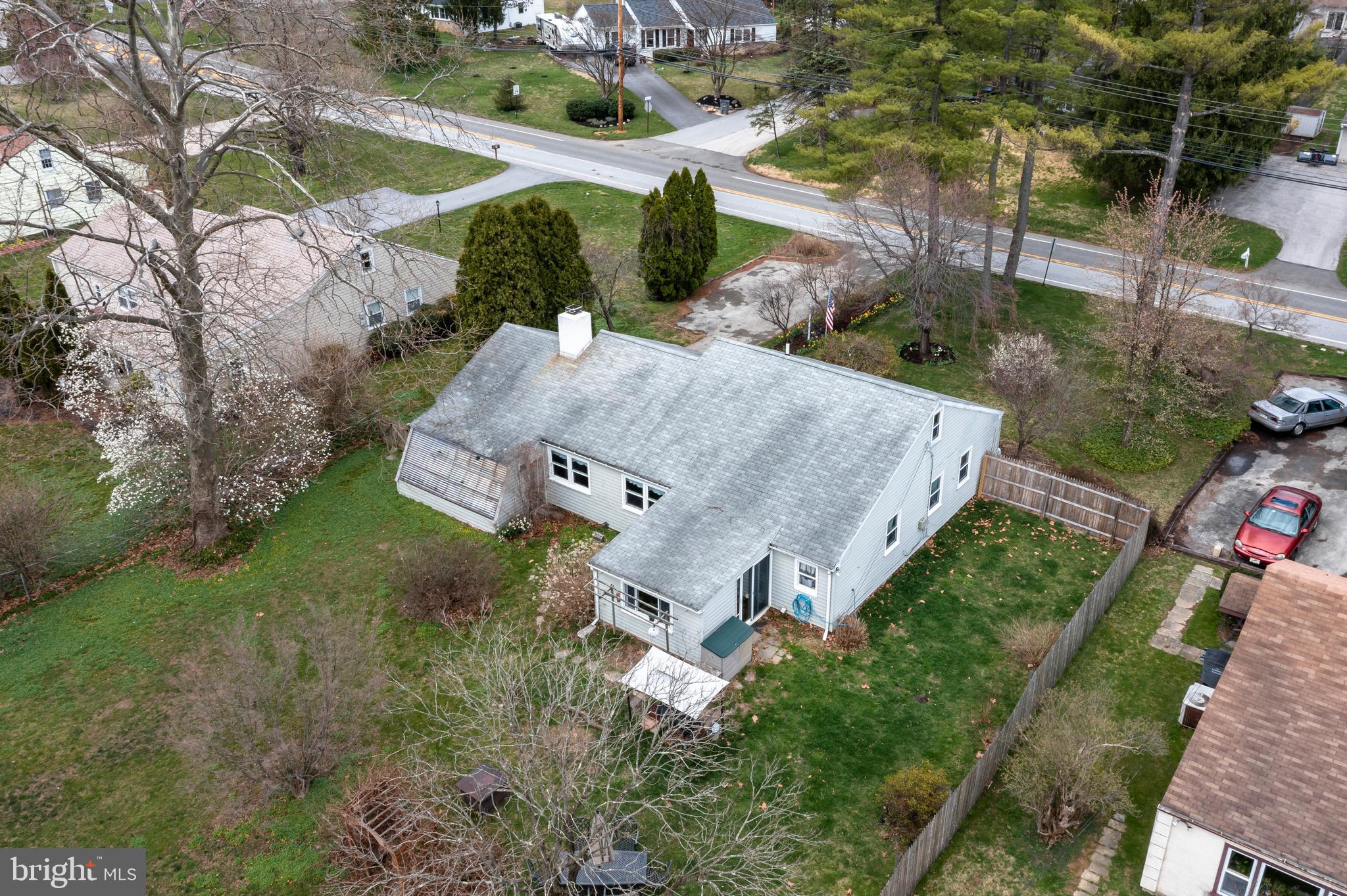 84 Conestoga Road Malvern, PA 19355 - Photo 11 of 41 Aerial view of backyard