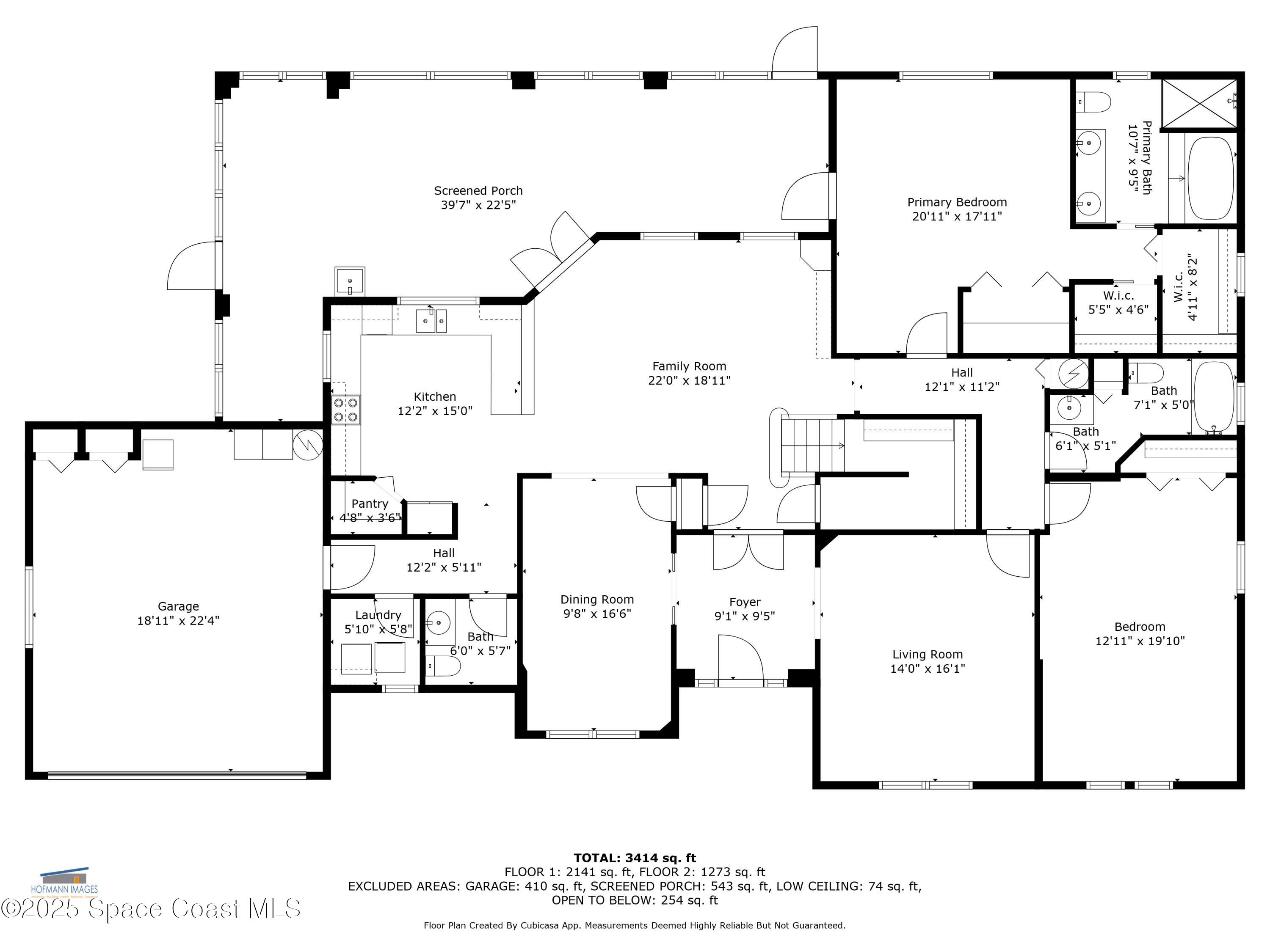 809 Champion Drive Northeast Palm Bay, FL 32905 - Photo 51 of 55 1st_floor_with_dim
