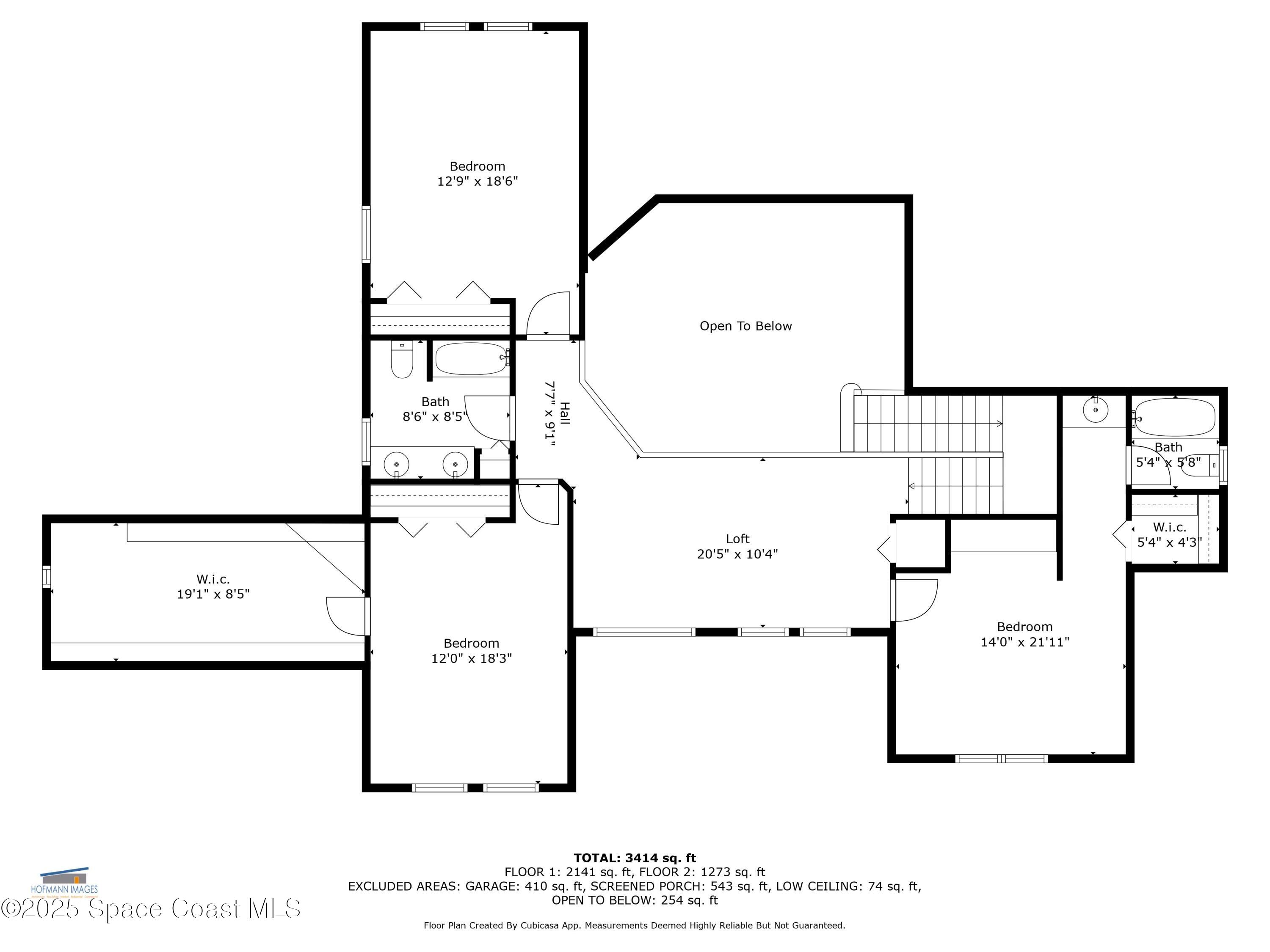 809 Champion Drive Northeast Palm Bay, FL 32905 - Photo 52 of 55 2nd_floor_with_dim