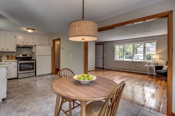 6 Hanson Road Wilmington, MA 01887 - Photo 14 of 29 a view of a dining room with furniture window and outside view