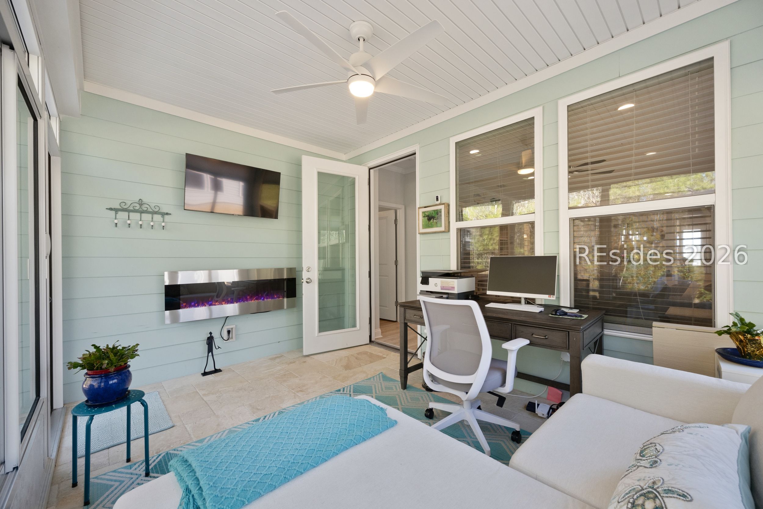 506 Destiny Drive Bluffton, SC 29909 - Photo 35 of 66 Tile flooring in the sunroom, very durable.